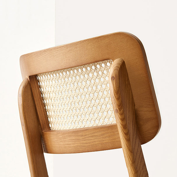 Wood Contemporary Kitchen Dining Room Armless Stool Low Back Bar Stool