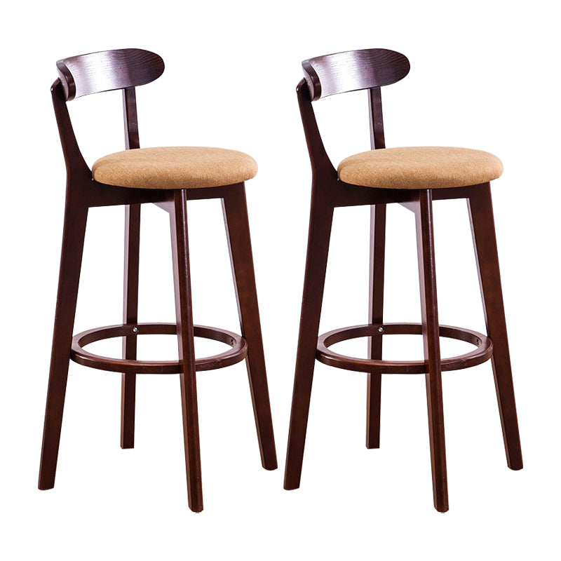 Holz skandinavische Küche Esszimmer Armless Stuhl Low Back Bar Hocker