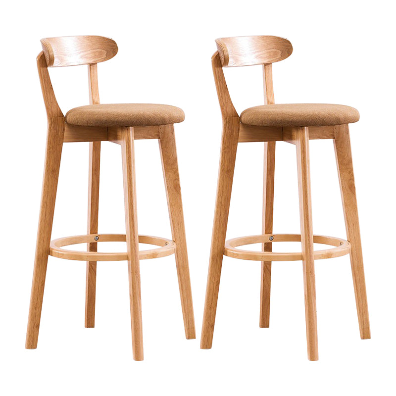 Holz skandinavische Küche Esszimmer Armless Stuhl Low Back Bar Hocker