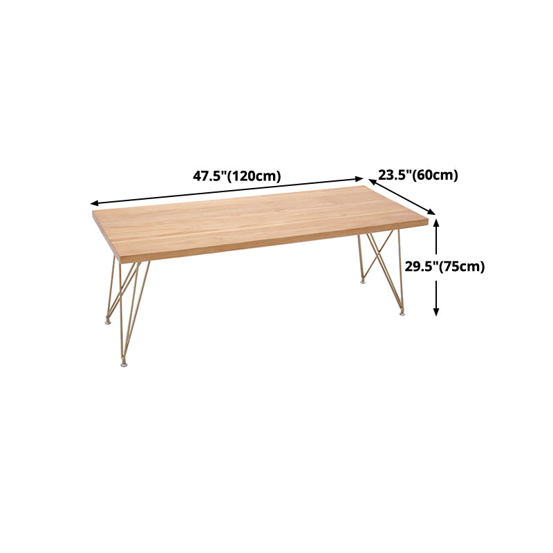 Mesa tradicional de comedor de madera maciza de pino de mesa de lujo para el hogar