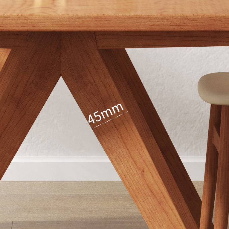 Moderio de comedor de cocina de madera maciza muebles para el hogar de 4 pies de mesa de 4 pies