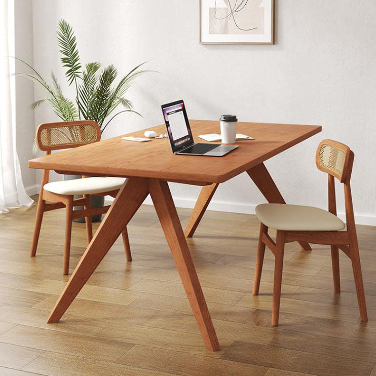 Moderio de comedor de cocina de madera maciza muebles para el hogar de 4 pies de mesa de 4 pies