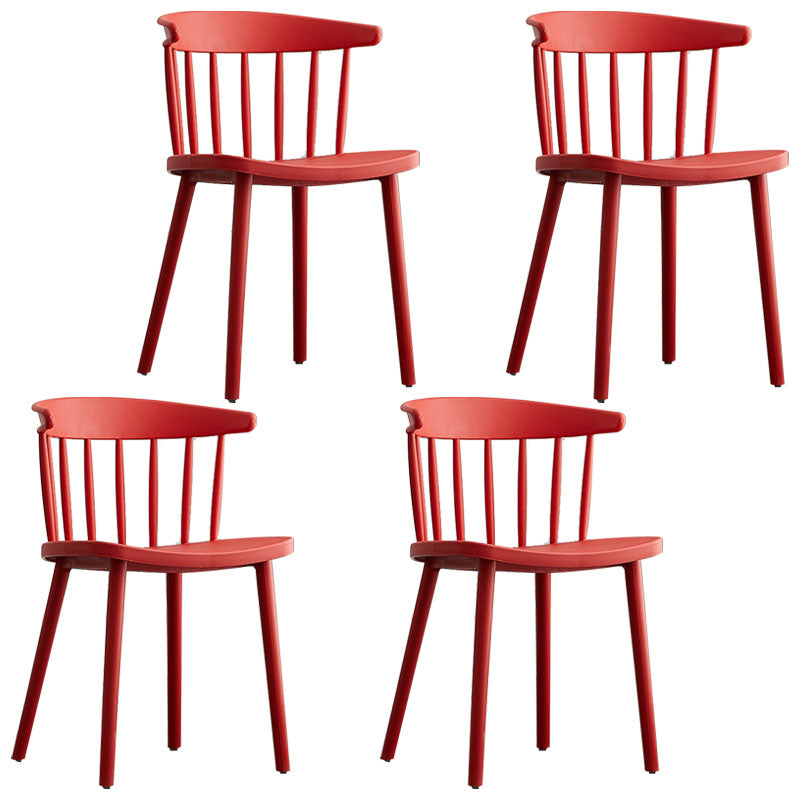 Sillas modernas que cenan las sillas sin brazos con las piernas plásticas para la cocina