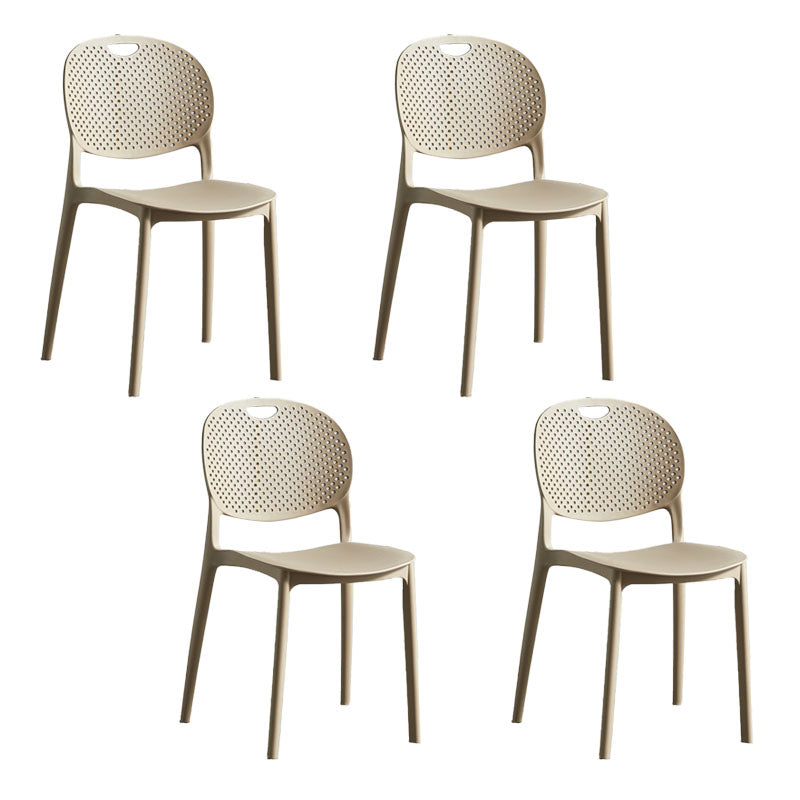 Sillas apilables modernas que cenan la silla sin brazos con las piernas plásticas para la cocina