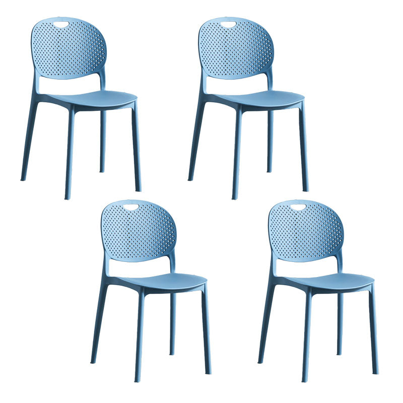 Sillas apilables modernas que cenan la silla sin brazos con las piernas plásticas para la cocina