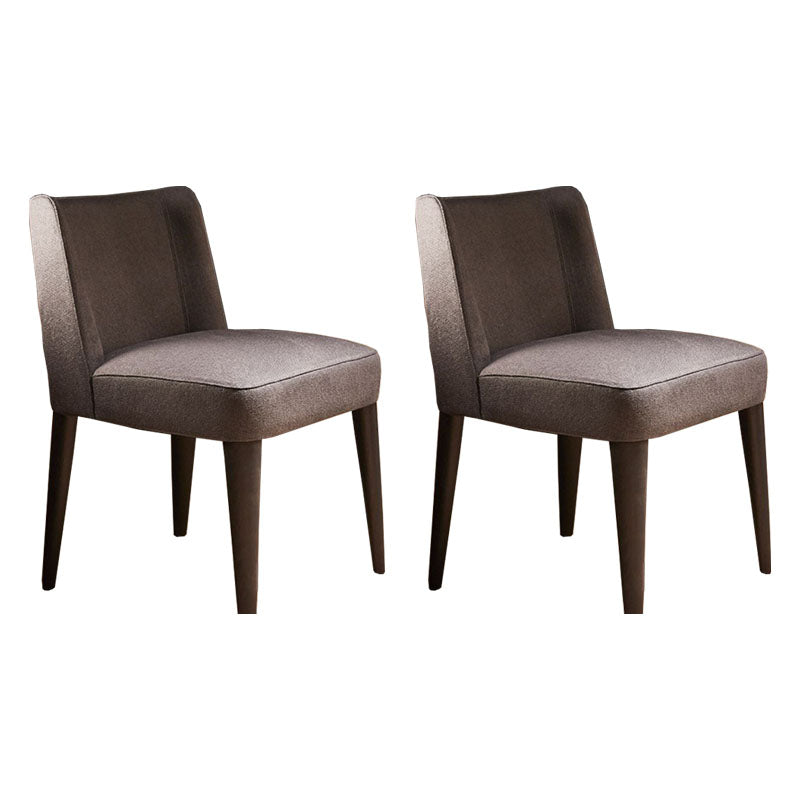Sillas modernas silla sin brazo con patas de madera para cocina