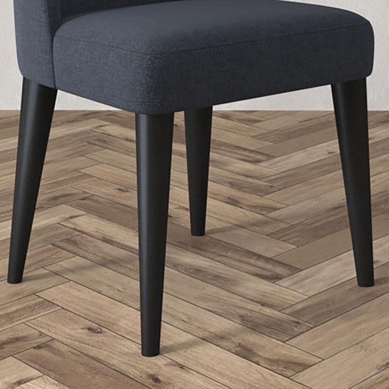 Sillas modernas silla sin brazo con patas de madera para cocina