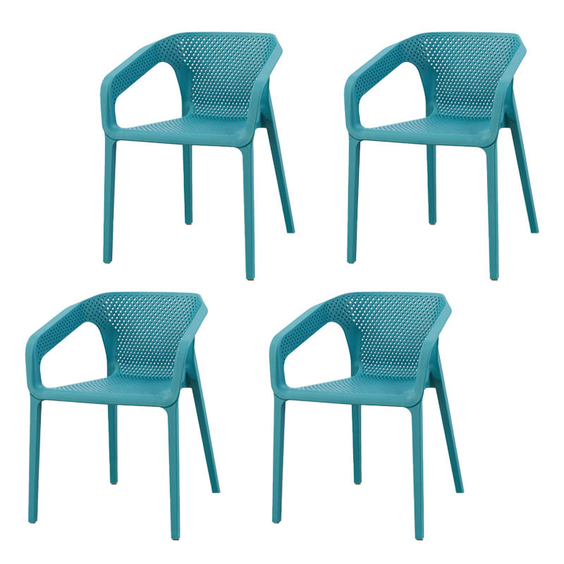 Moderne stapelbare stoelen Eetkamerstoel met kunststof poten voor keuken