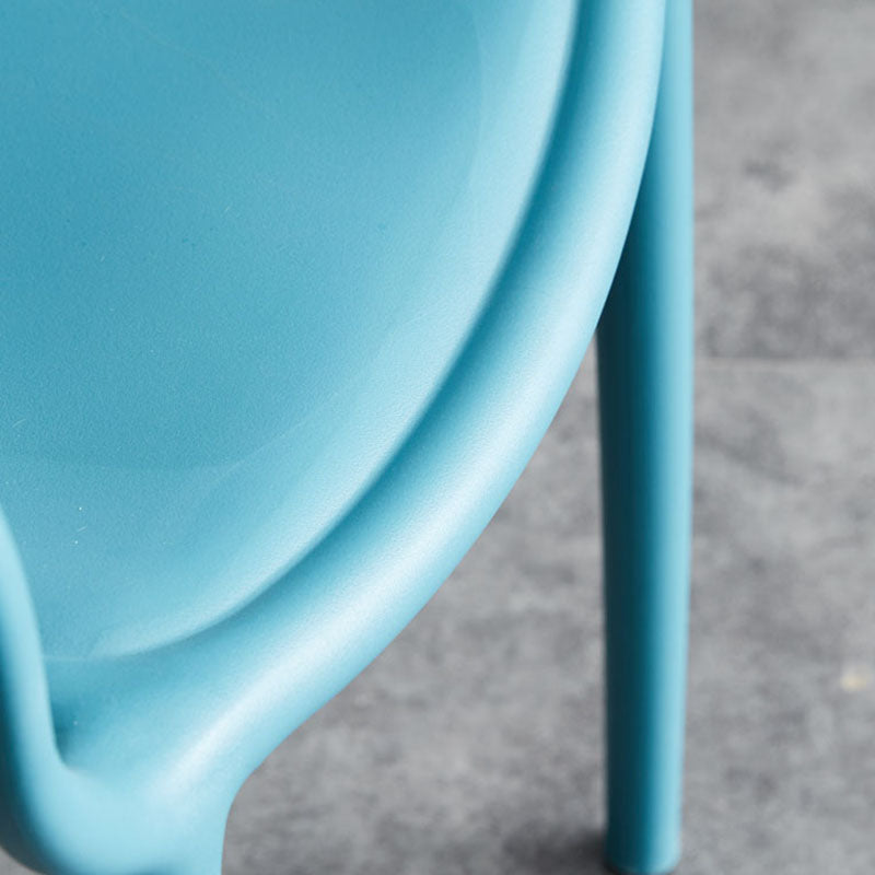 Silla apilable moderna que cena el sillón con las piernas plásticas para la cocina