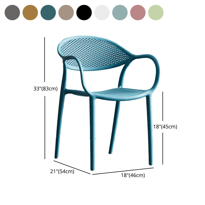 Silla apilable moderna que cena el sillón con las piernas plásticas para la cocina
