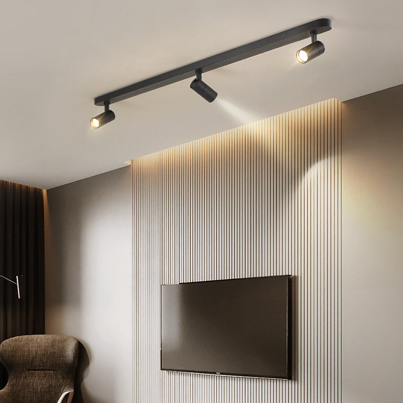 Forme cylindrique LED Rail Plafond Plafon