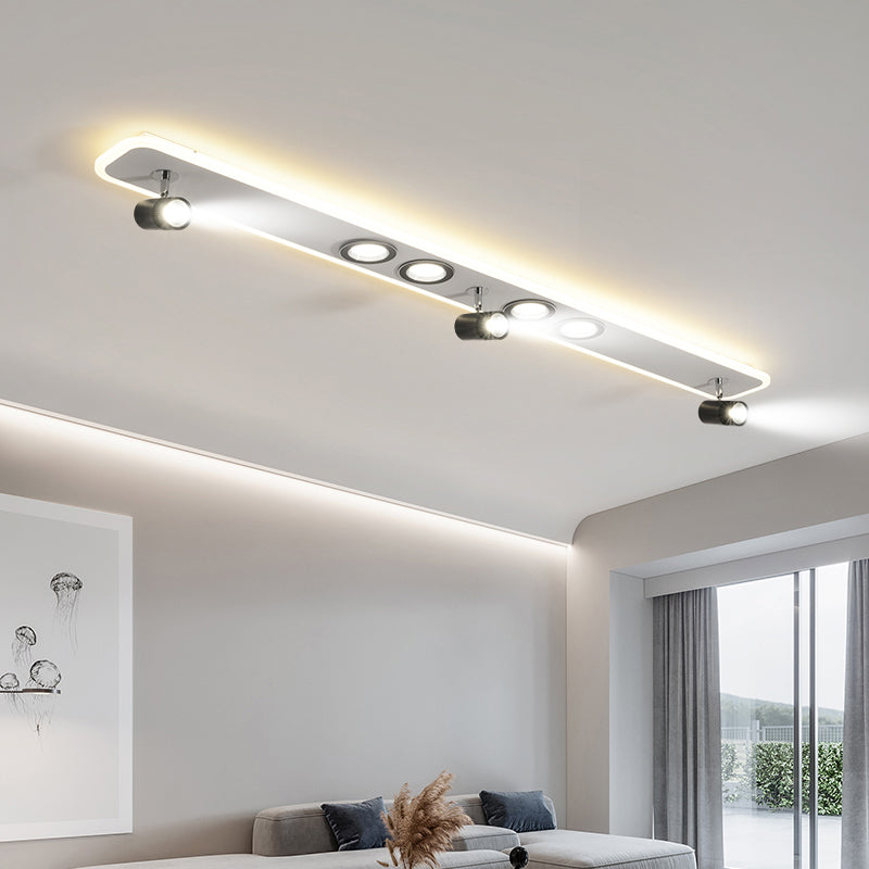 Forme cylindrique LED Rail Plafon