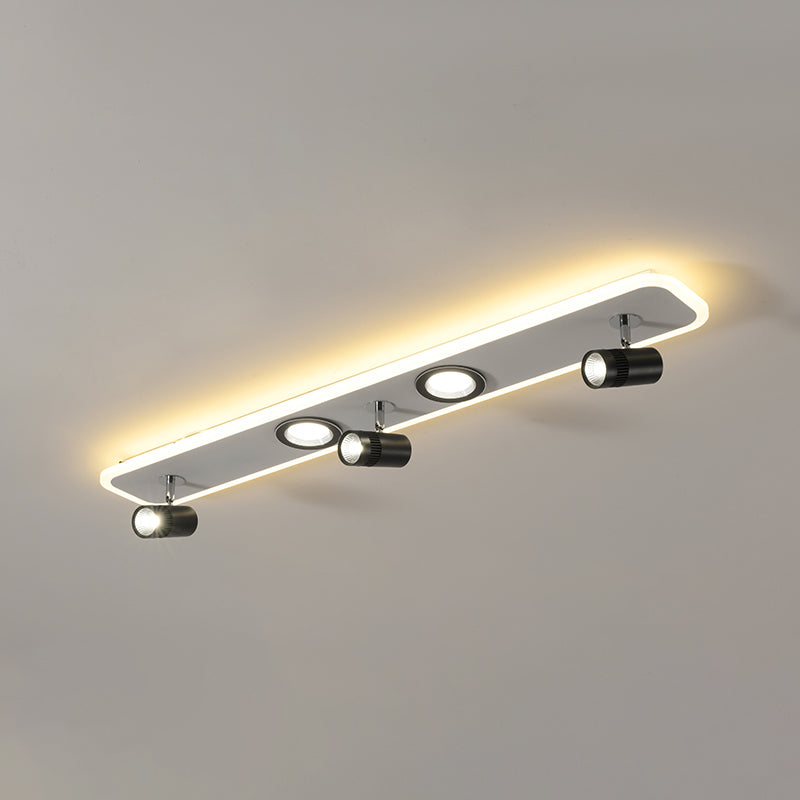 Forme cylindrique LED Rail Plafon