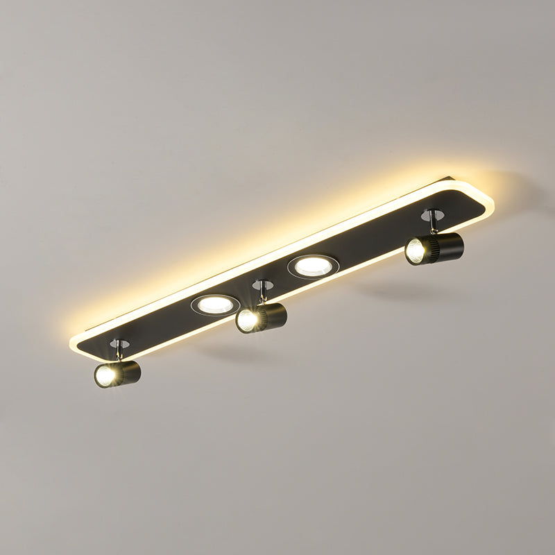 Forme cylindrique LED Rail Plafon