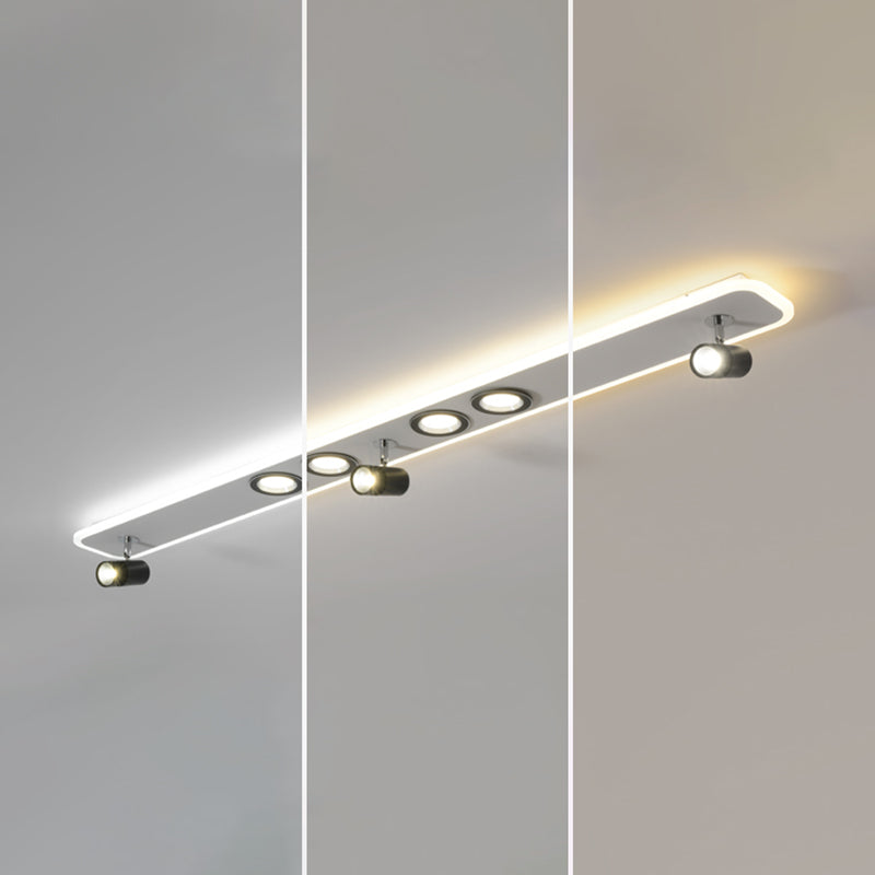 Forme cylindrique LED Rail Plafon