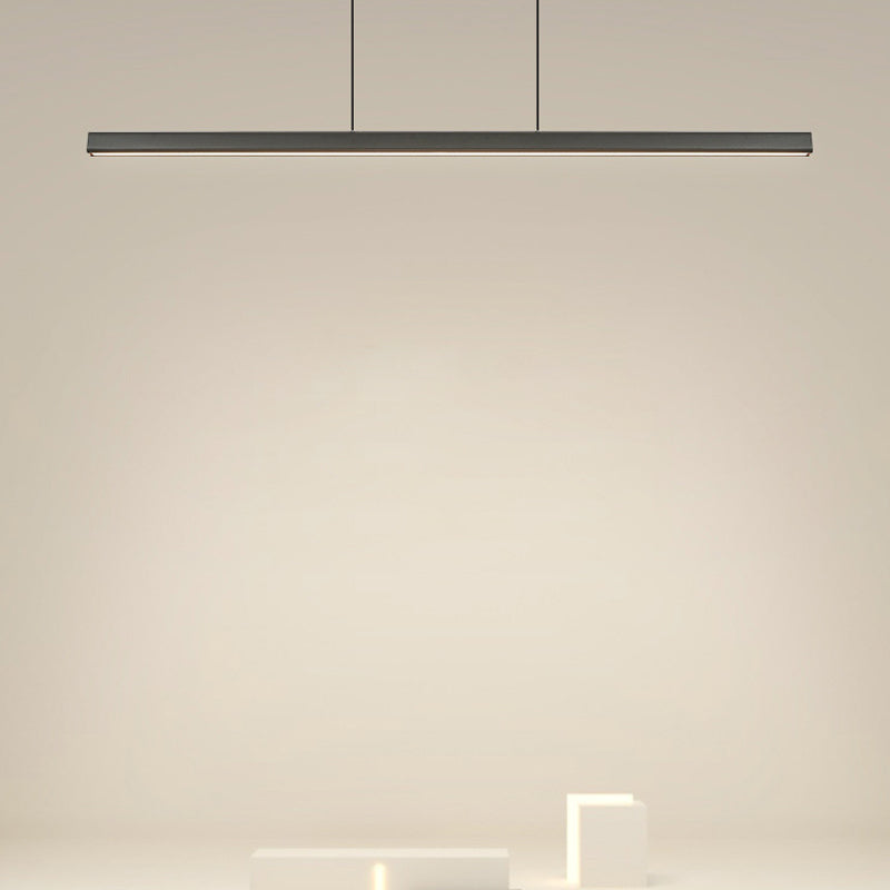 Colgante de isla LED de metal nórdico de la isla de 47.5 "de ancho de ancho de ancho para sala de estar para sala de estar