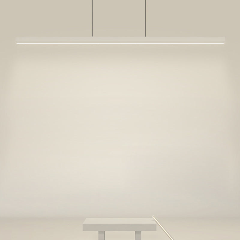 Colgante de isla LED de metal nórdico de la isla de 47.5 "de ancho de ancho de ancho para sala de estar para sala de estar