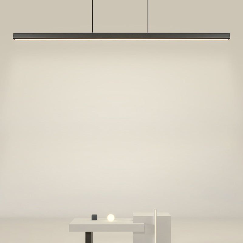 Colgante de isla LED de metal nórdico de la isla de 47.5 "de ancho de ancho de ancho para sala de estar para sala de estar