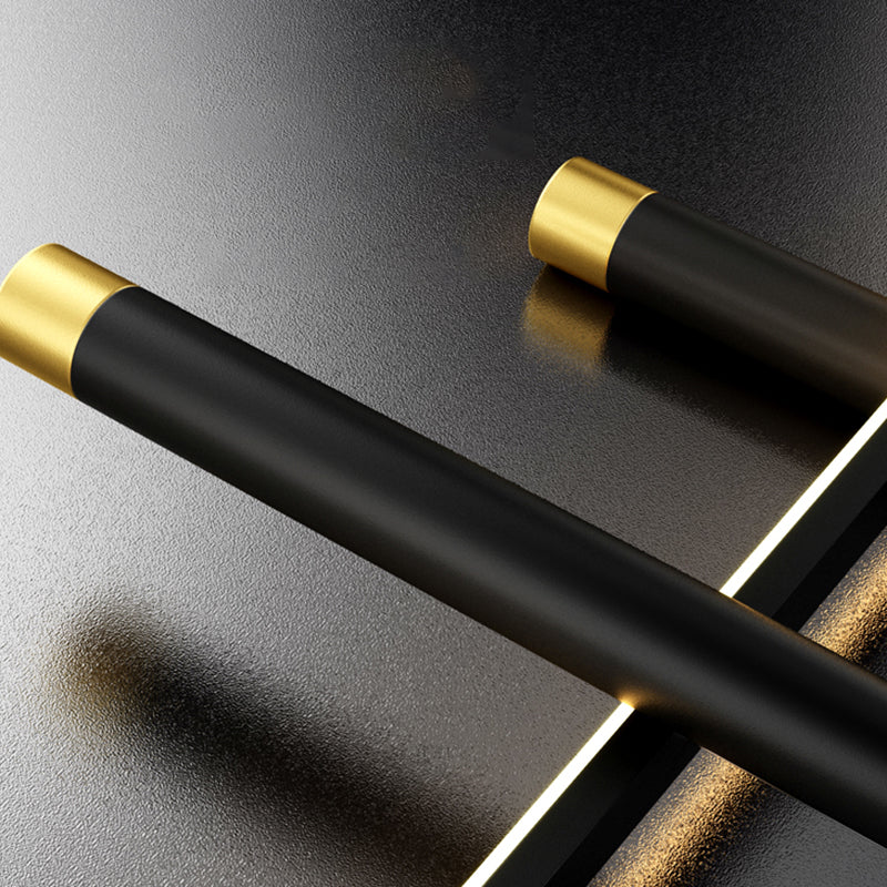 Lámparas de lámparas de geometría de geometría moderna de lámparas LED LED de 5 cabezas