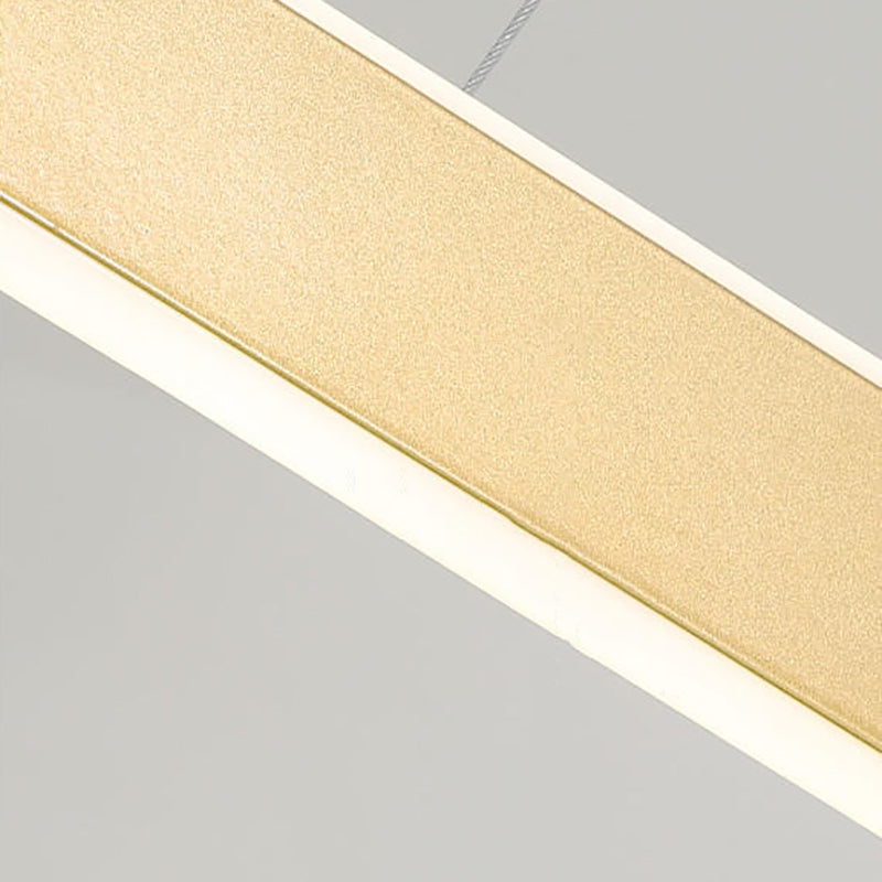 Forma de geometría Luz de colgante de estilo moderno Metal Metal LED Ilumining de iluminación