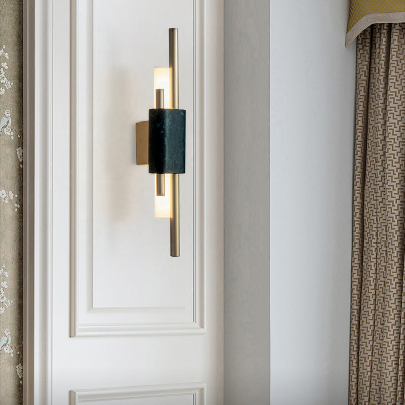 Creative Marble Wall Light Fixture Modern Style Wall Sconce Light