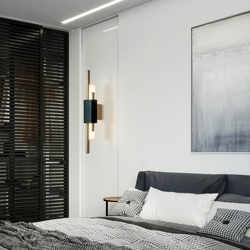 Creative Marble Wall Light Fixture Modern Style Wall Sconce Light