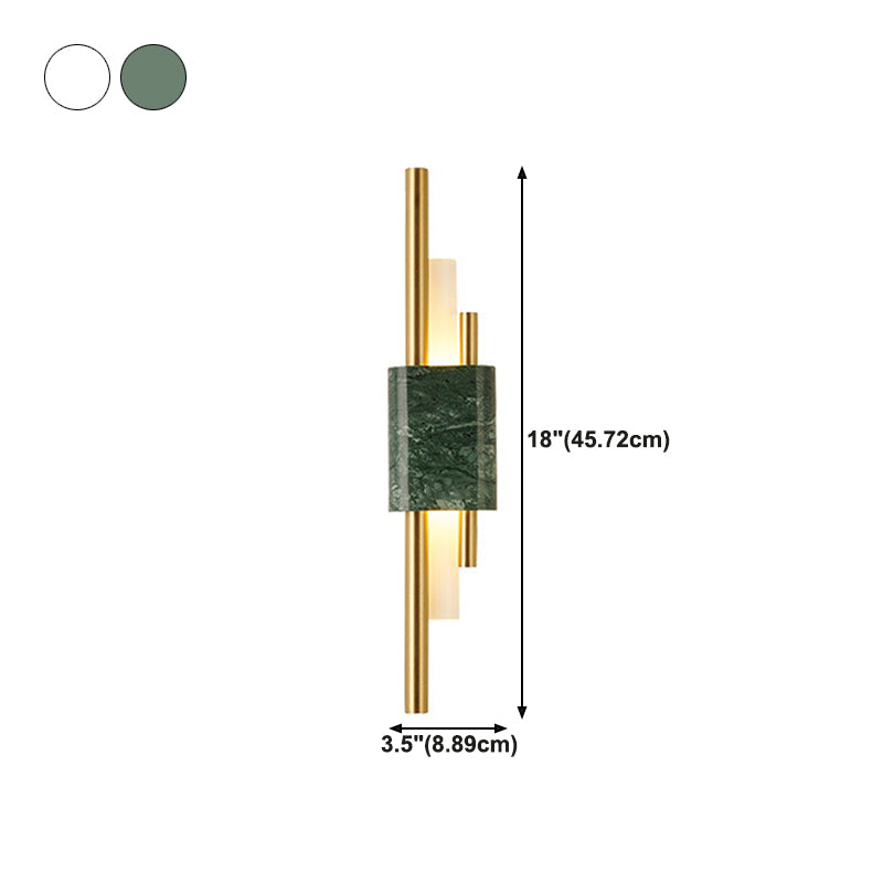 Creative Marble Wall Light Fixture Modern Style Wall Sconce Light