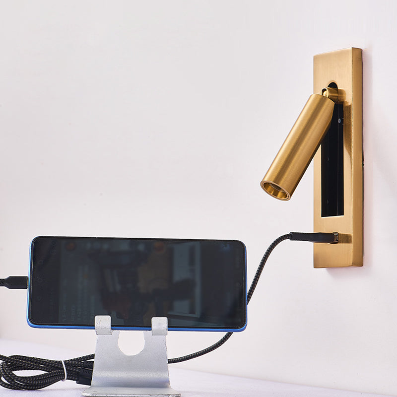 Luz de montaje en la pared Luz de pared LED de pared LED de dormitorio de metal moderno