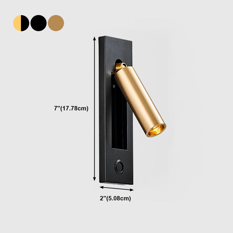 Luz de montaje en la pared Luz de pared LED de pared LED de dormitorio de metal moderno
