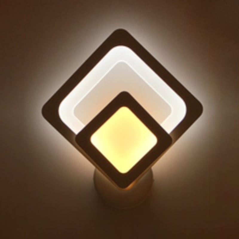 Sconce Light Fixture Modern Style LED Metal Wall Sconce Lighting for Bedroom