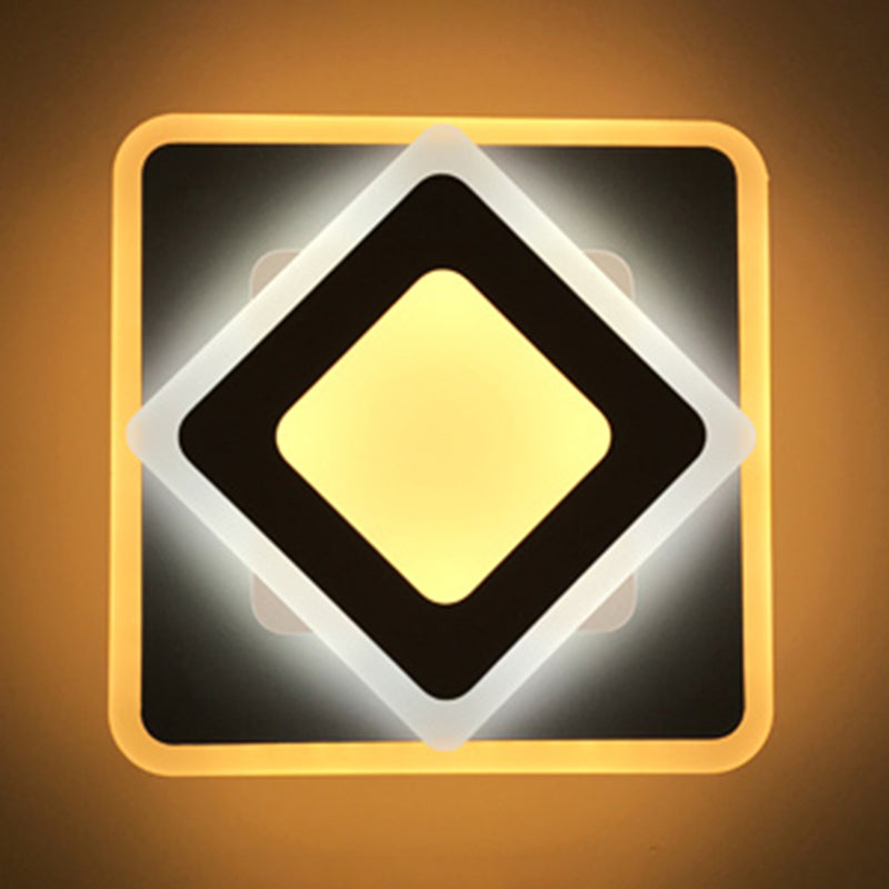 Sconce Light Fixture Modern Style LED Metal Wall Sconce Lighting for Bedroom