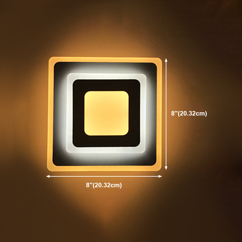 Sconce Light Fixture Modern Style LED Metal Wall Sconce Lighting for Bedroom