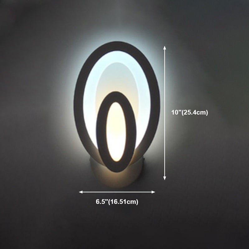 Sconce Light Fixture Modern Style LED Metal Wall Sconce Lighting for Bedroom