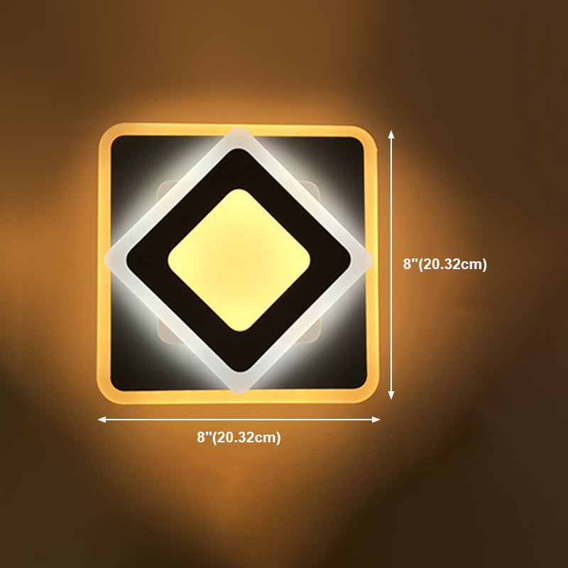 Sconce Light Fixture Modern Style LED Metal Wall Sconce Lighting for Bedroom