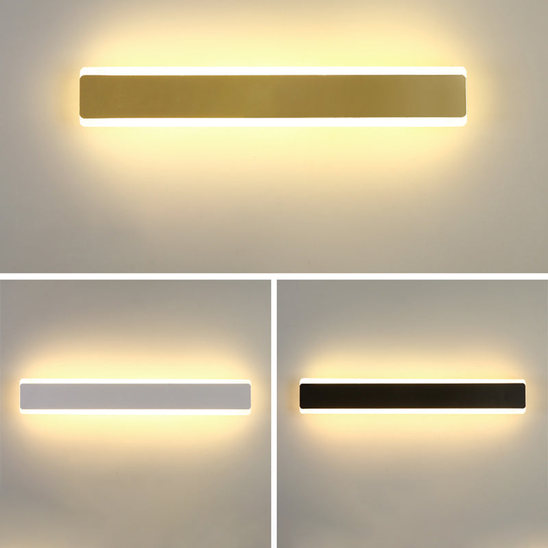 Wall Sconce Lighting Simple Style LED Metal Wall Mounted Light for Bedroom