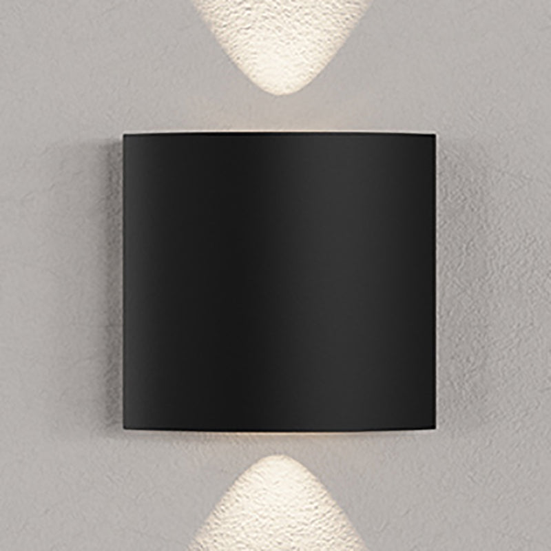 Modern Style Metal Wall Light Geometric Shape LED Wall Washer for Outdoors