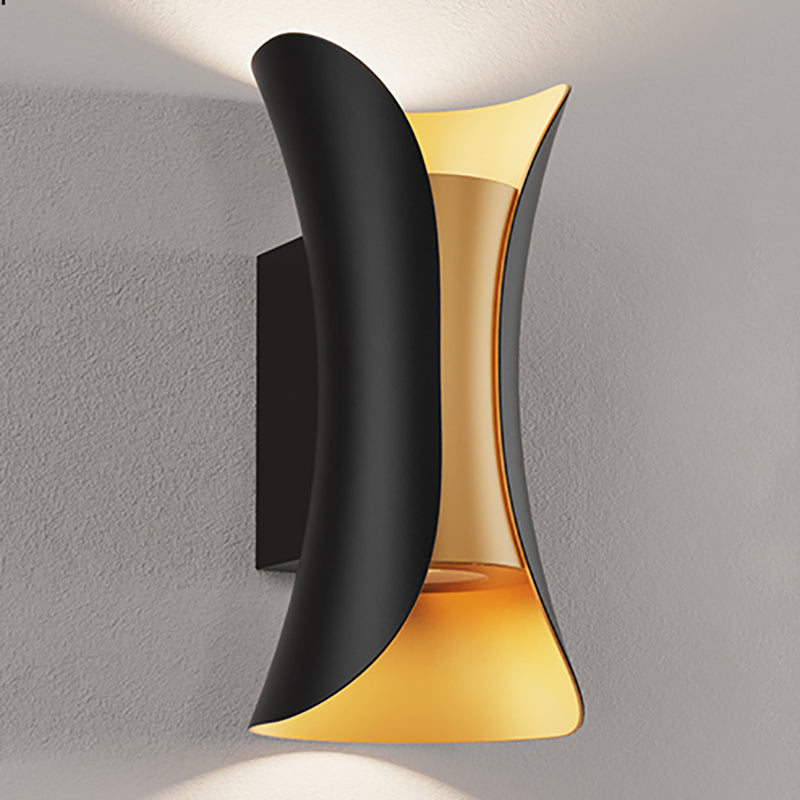 Modern Style Metal Wall Light Geometric Shape LED Wall Washer for Outdoors