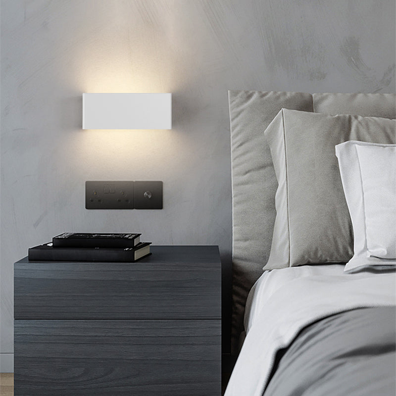 Modern Style Metal Wall Light Geometric Shape LED Wall Washer for Outdoors