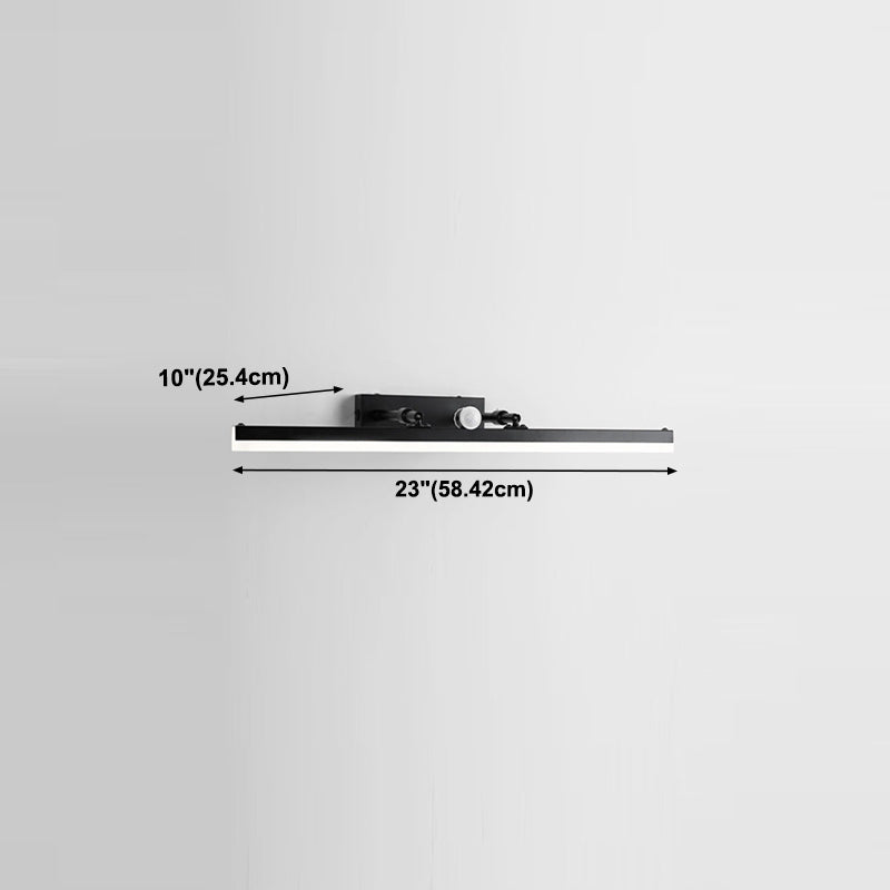 Accesorio de iluminación de pared luz de pared de metal led simple para el baño