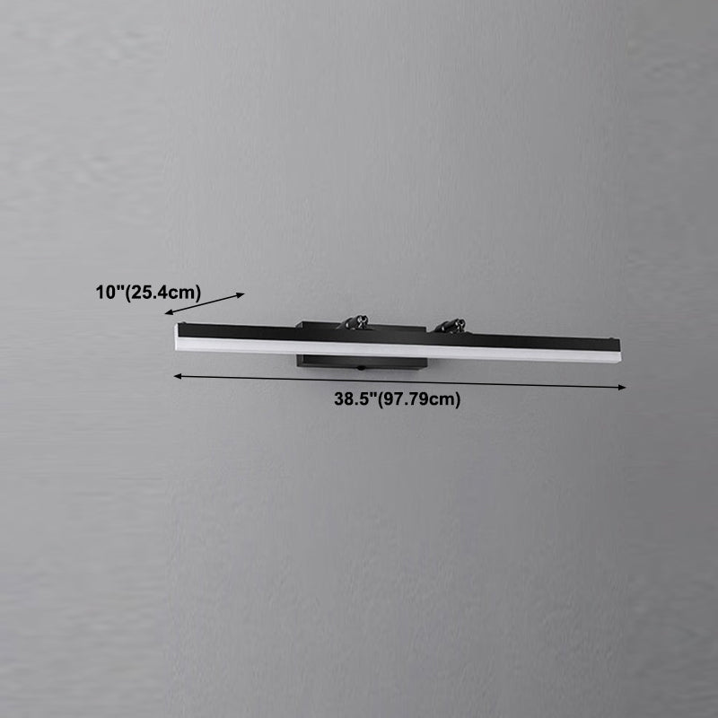 Accesorio de iluminación de pared luz de pared de metal led simple para el baño