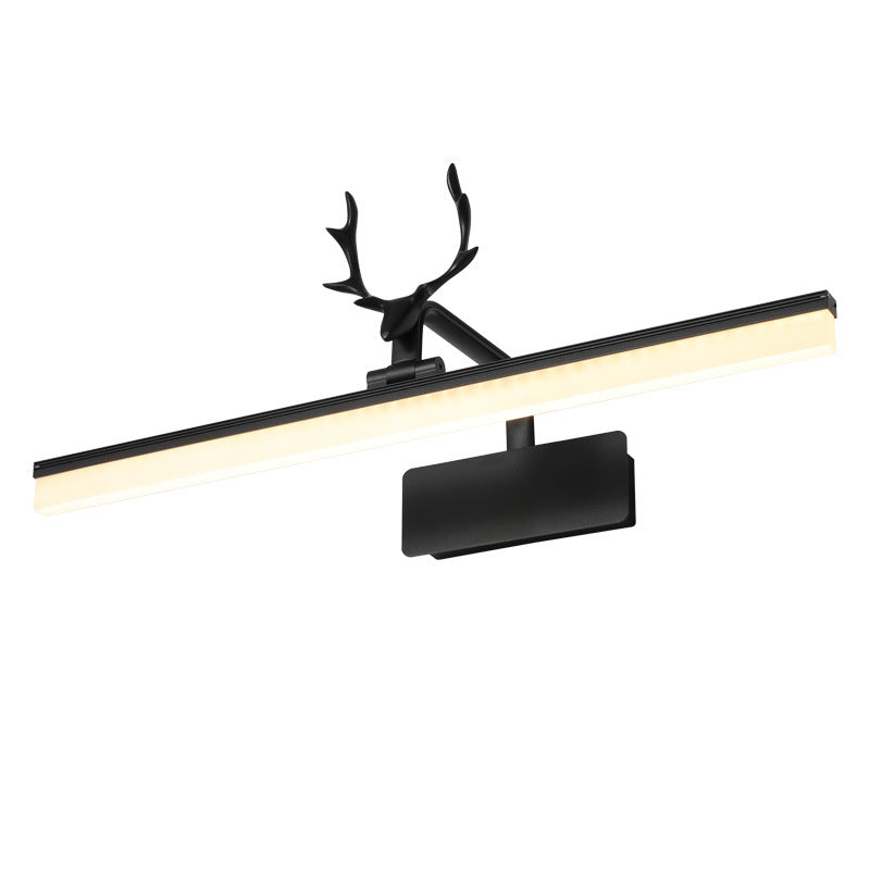Linear Shape Metal Mirror Wall Light Modern 1-Light Mirror Wall Mounted Light