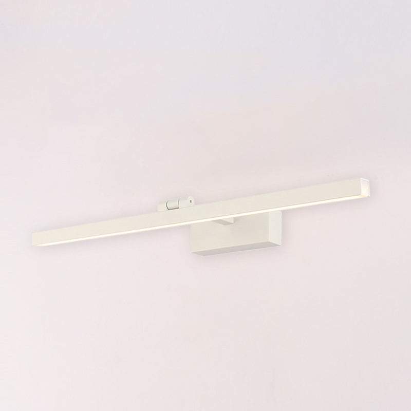 Metal Linear Shape Mirror Wall Light Modern Style 1 Light Mirror Wall Mounted Light