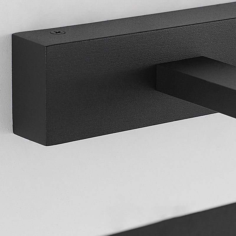 Metal Linear Shape Mirror Wall Light Modern Style 1 Light Mirror Wall Mount Light