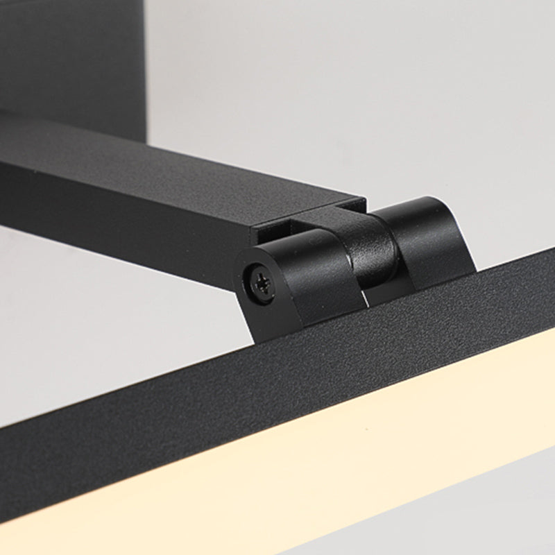 Metal Linear Shape Mirror Wall Light Modern Style 1 Light Mirror Wall Mount Light