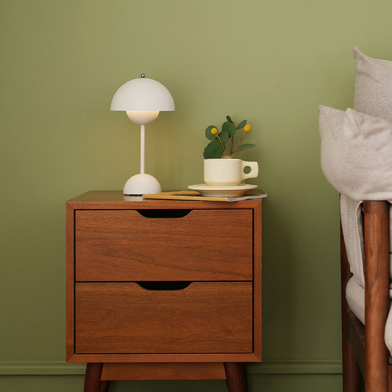 Nordic Style Metal Table Lamp Colorful Bud Shape Desk Lamp for Bedroom
