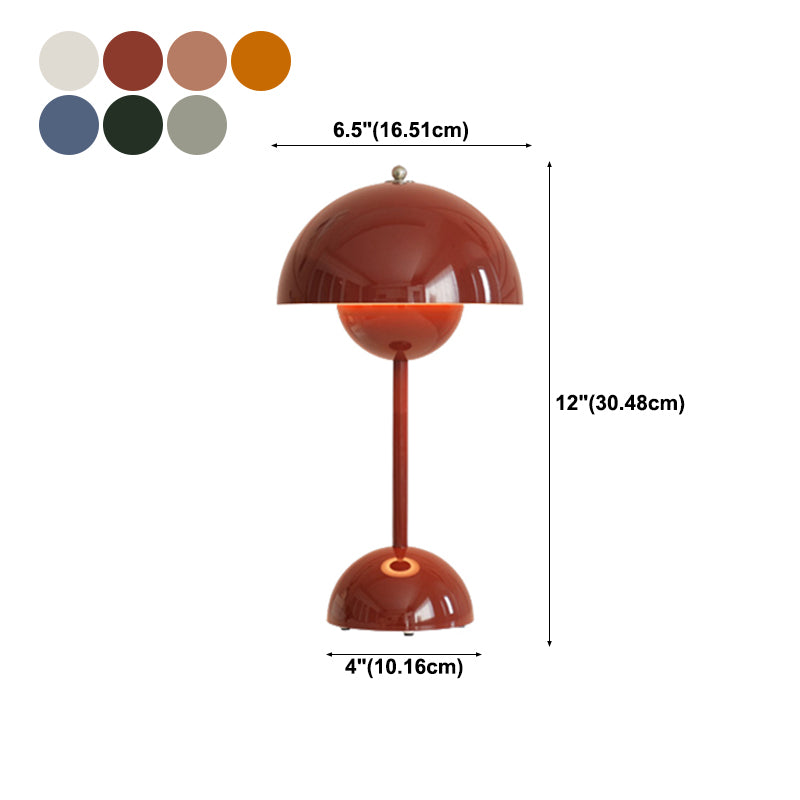 Nordic Style Metal Table Lamp Colorful Bud Shape Desk Lamp for Bedroom