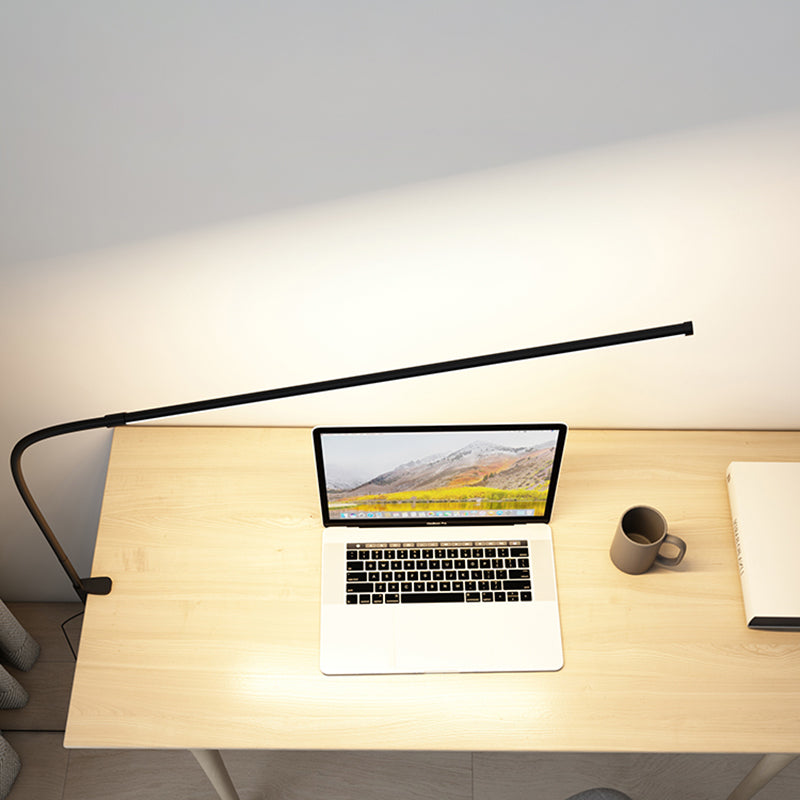 1 Leichte lineare Tischbeleuchtung moderner Metalltischlicht für Schlafzimmer