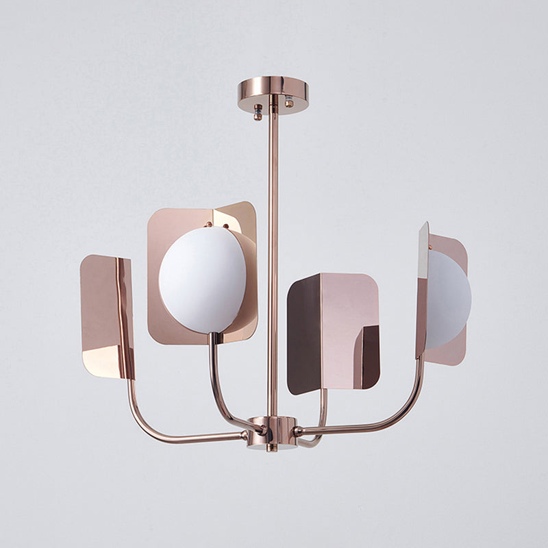 Postmodern Style Chandelier Light Metal Acrylic Pendant Light for Living Room