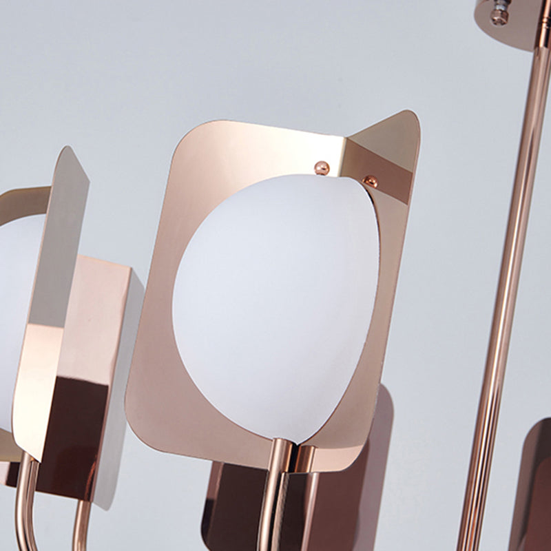 Postmodern Style Chandelier Light Metal Acrylic Pendant Light for Living Room