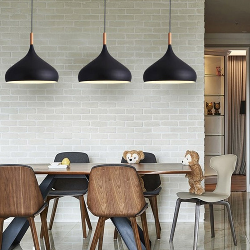 Geometric Shape Metal Hanging Light Modern Style 1 Light Hanging Light Mount Fixtures